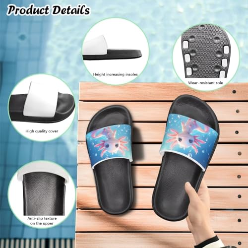 Image of Slides for Boys Girls Quick Drying Kids Slides Sandals Non-Slip