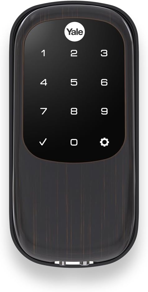 Yale Assure Lock with Bluetooth and ZigBee in Oil Rubbed Bronze - Use Your Phone As Your Key - Works with Echo Plus, Samsung SmartThings, Wink and More (YRD446HA20BP)