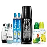 ソーダストリーム Spirit(黒) スターターキット (予備用ガスシリンダー付き)特別パッケージ(SSM7058)