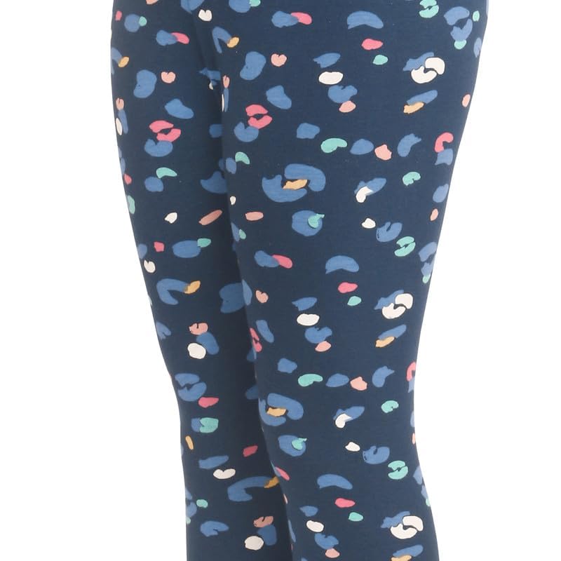 Image of ARIEL Cotton Printed Non-Transparent Regular Fit Ankle Length Leggings for Girls