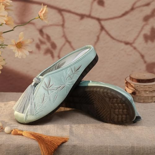 Chaussures style Cheongsam plates légères confortables femme