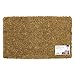 Price comparison product image JVL Plain Natural 100% Coir Entrance Door Mat, 35 x 60 cm