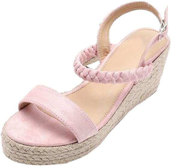 Amazon Co Jp サンダル レディース 厚底 ウェッジ サンダル レースアップサンダル 純色 6cm 歩きやすい オフィス サンダル ビーチサンダル 夏 滑り止め かわいい 痛くない 美脚 通勤 カジュアル おしゃれ コンフォート サンダル スリッパ シューズ シューズ バッグ