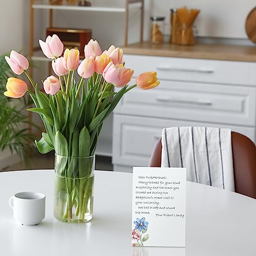 Image of Spiareal 100 Pcs Blank Note Cards 4 x 6 in Blank Decorative Notecards Index Cards Bulk Thank Greeting Notecards for DIY School Office Wedding Baby Shower(White,4 x 6 in,Floral) (Pack of 2)