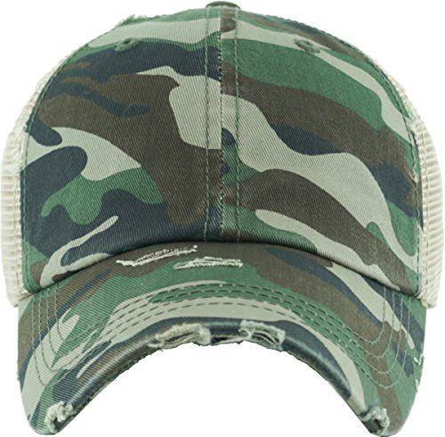 Image of Classic Plain Ponytail Messy High Bun Headwear Adjustable Cotton Trucker Mesh Glitter Hat Baseball Cap