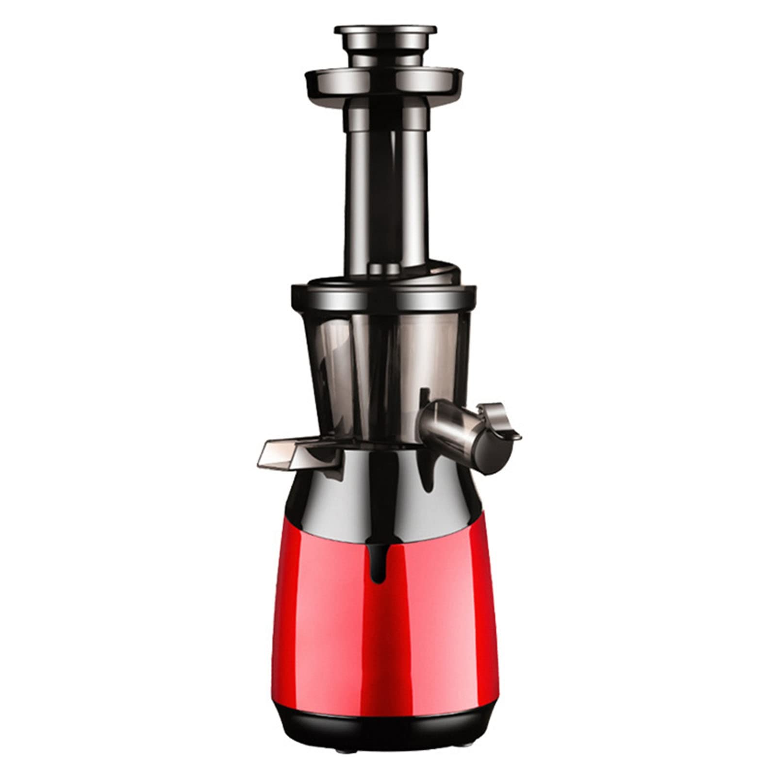 Extractor de exprimidor de masticación Lenta Máquina exprimidora compacta de Prensa en frío con función inversa Extractor de Jugo de Frutas y Verduras Frescas con Alto Contenido de