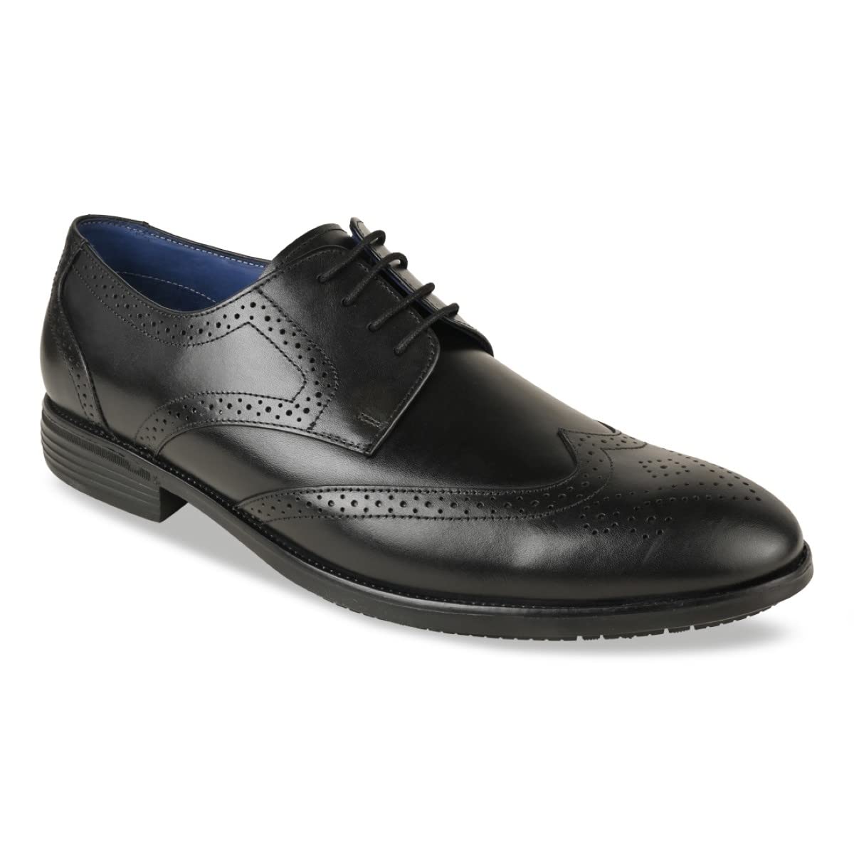 Men Leather Lace Up Brogues-image-13