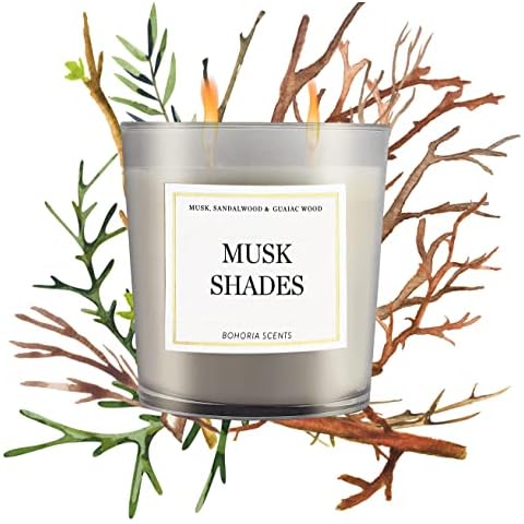 BOHORIA® Premium Musk Scented Candle Cover