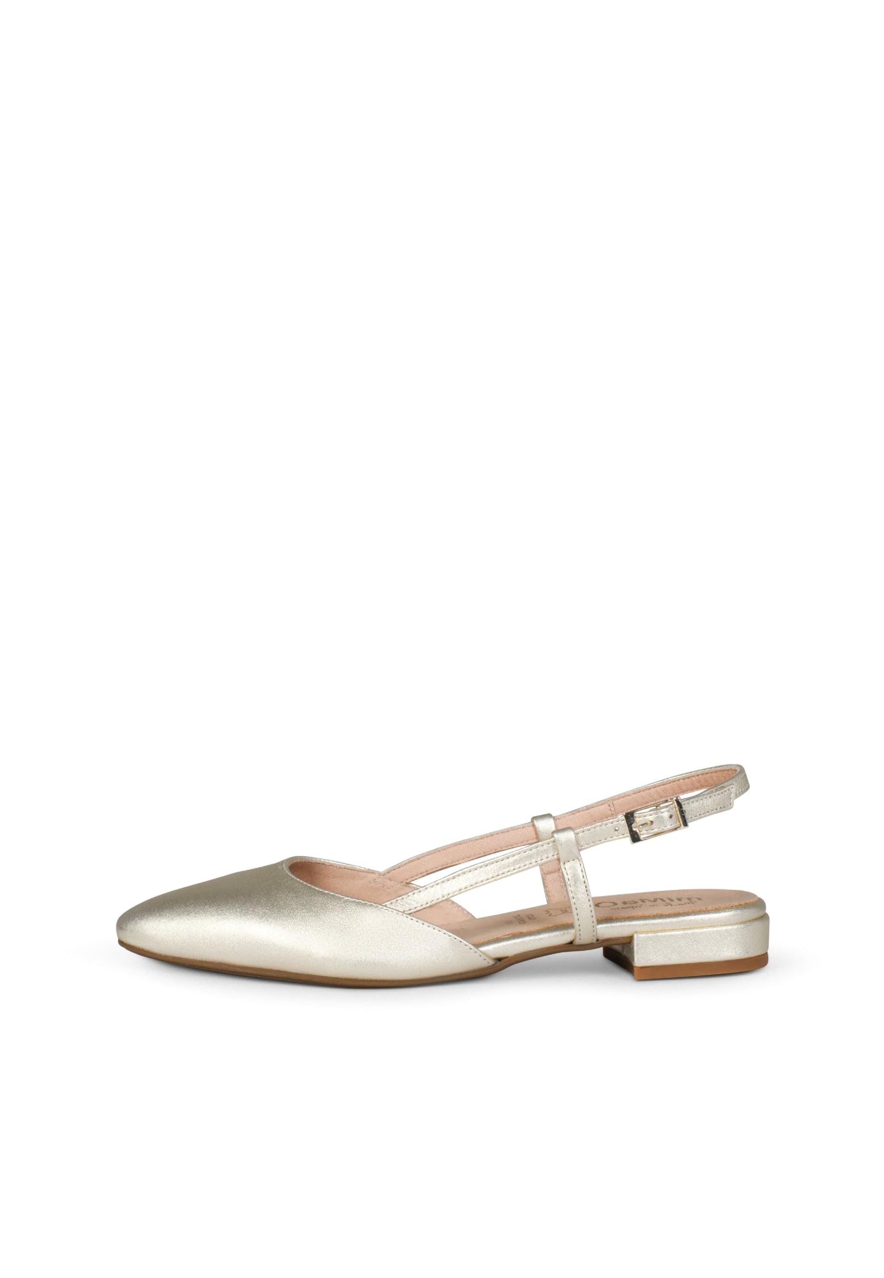 miMaO. Zapatos Comodos tacón bajo Elegantes Destalonados de Piel para Mujer. Hecho en España