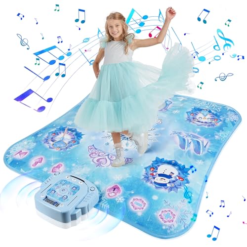 {Alfombras Infantiles Niños 10 Años Alfombras Infantiles Euakee Alfombra de Baile para Niños, Alfombra Musical Infantil con 8 Botones y Bluetooth, Juguetes Niña con 4 Modos de...