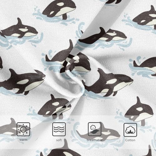 Girls Underwear Soft Cotton Killer Whale Kids Panties in Sizes 2/3t, 4t, 5t, 6 and 83
