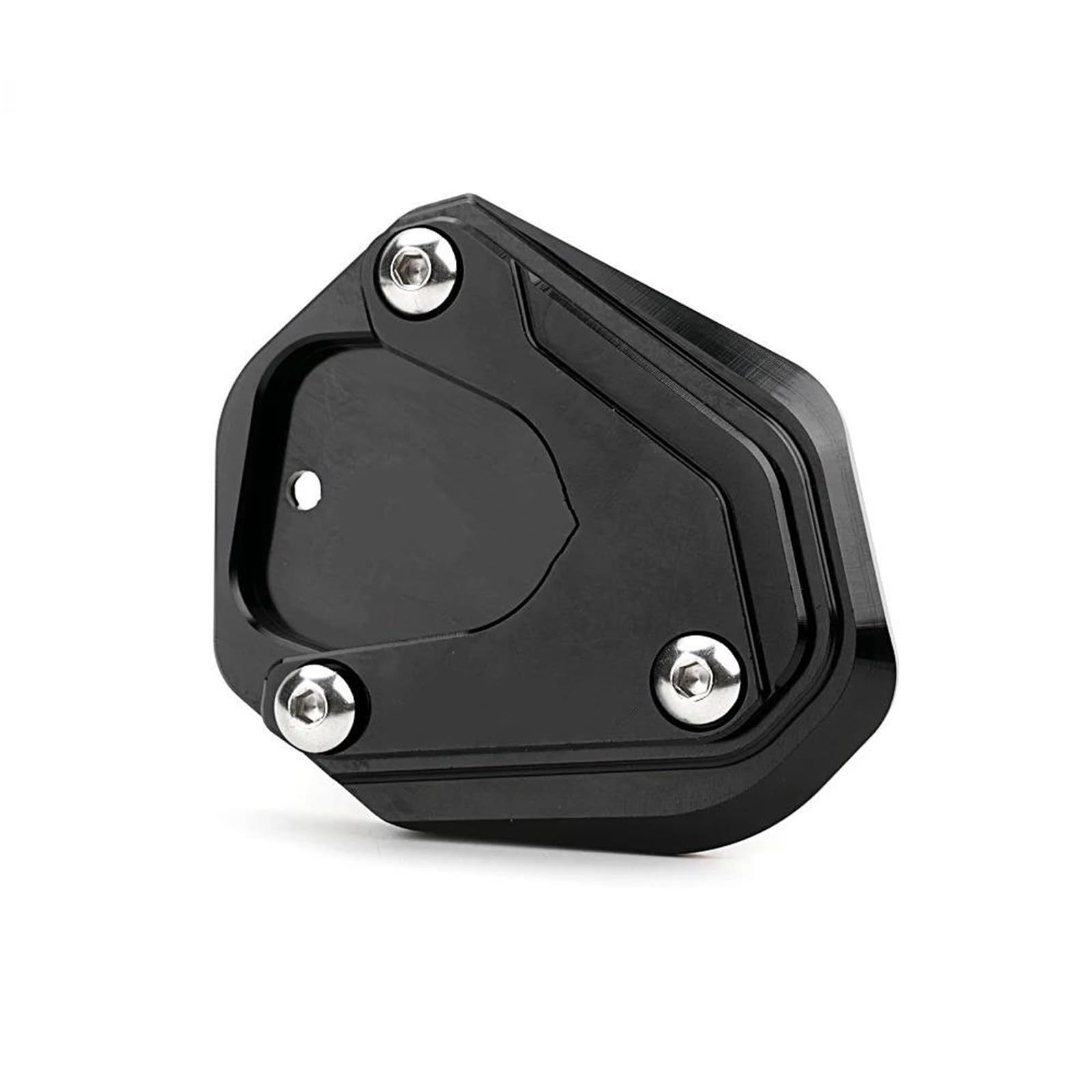 Opyjrl Black Bracket Accessories Motorcycle Stand Side Stand Extension Pad For Cb650r Cb500f Cb500x Cb400x Cb300r Cb125r Cb650r 500F 500X Cnc Ai 2018-2025(Black)