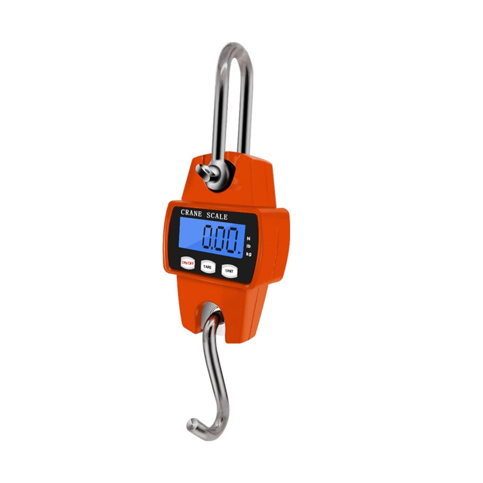 Crane Scale, 300kg Stainless Steel Crane Scale Heavy Duty Hanging Hook Scales Industrial Gram(Oranje)