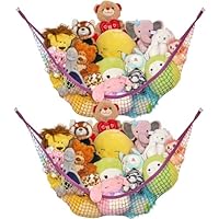 Lilly's Love Teddy Hammock - Toy Storage for Soft Stuffed Animals - Large 2 Pack
