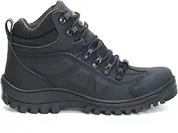 Bota Adventure Trilha Couro Legítimo Palmilha Gel Anatômica 1901 com CA Preto