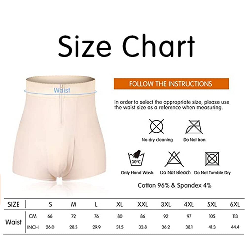 Compresion Pantalones Cortos Moldeadores con Control de Abdomen para Hombre Ropa Interior