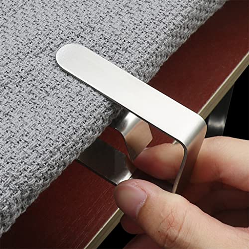 Xumeili 8/16 peças de prendedores de toalha de mesa de piquenique flexíveis, grampos para toalha de