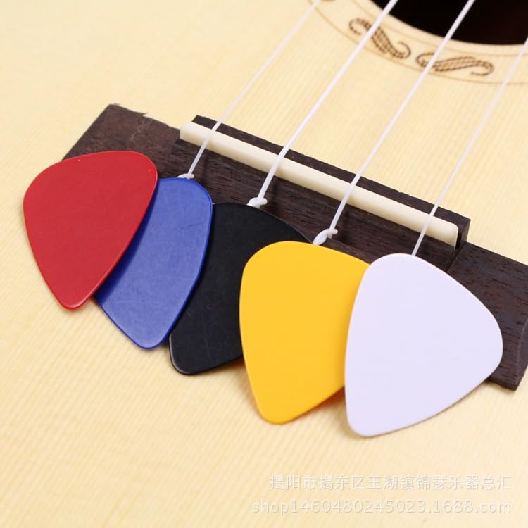 LHG] 10Pcs Plectrums 1 Pick Holder Electric Celluloid Acoustic Guitar