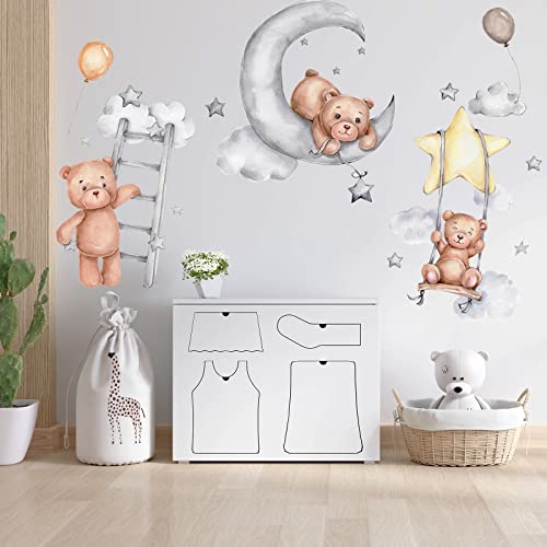 Vinilo Decorativo Infantil con Oso de Dibujos Animados miniatura 5