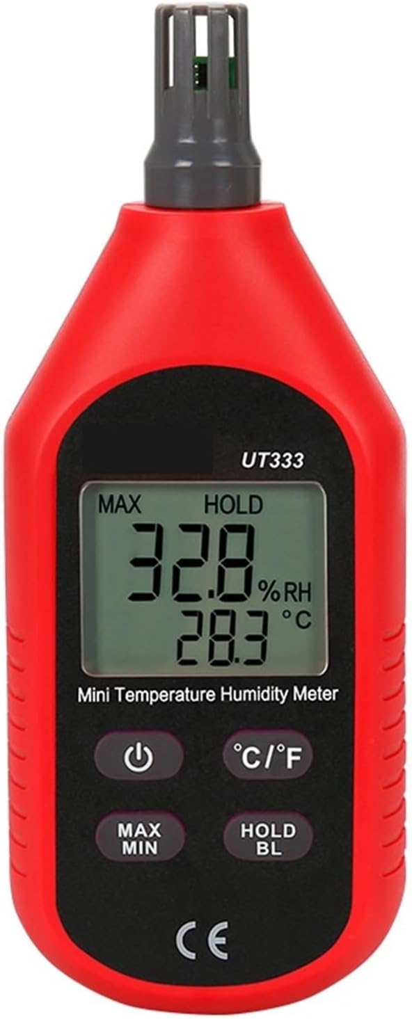 Mini Temperature Humidity Meter UT333 Series LCD Digital Display Thermometer Hygrometer Environmental Tester(1 bt)