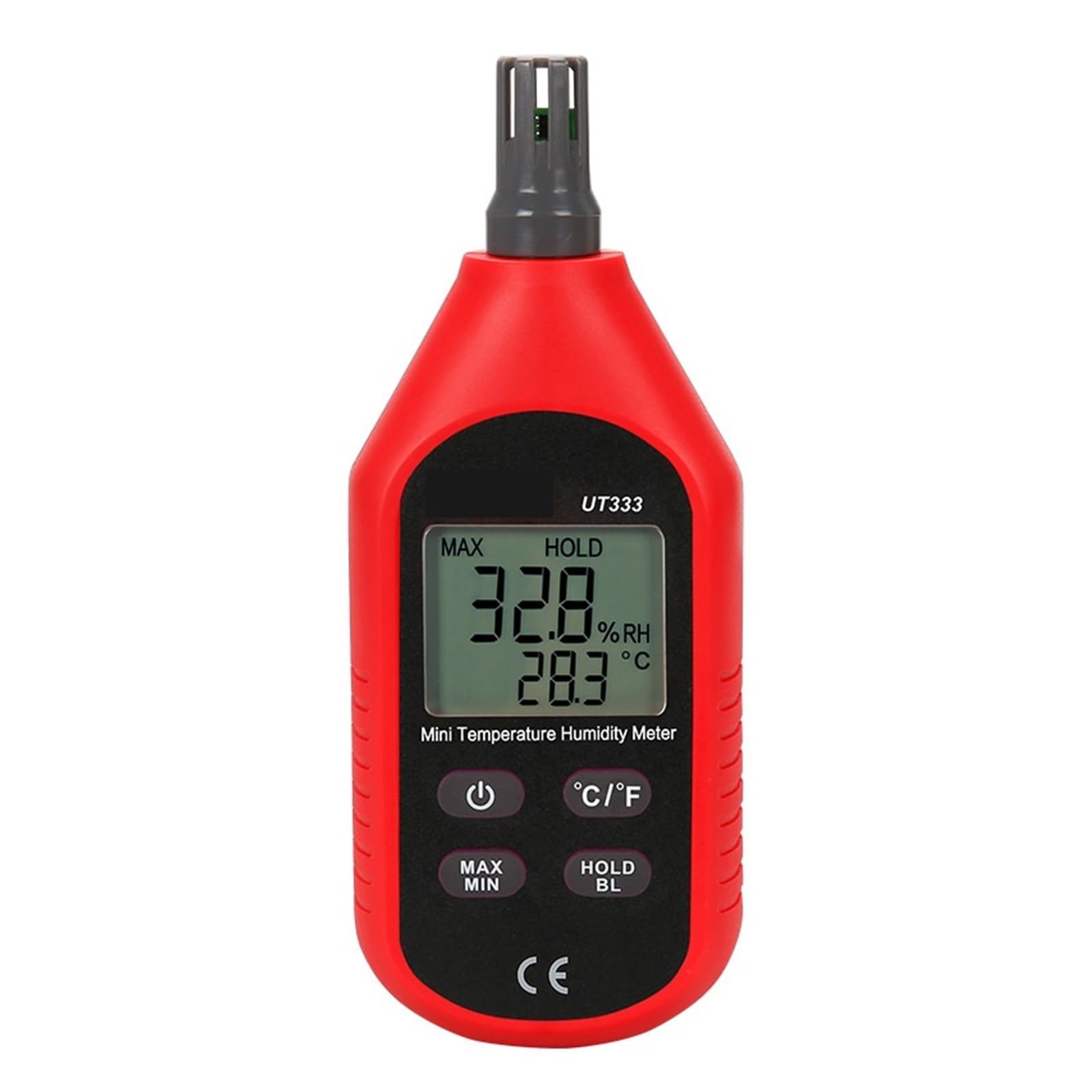Mini medidor de humedad y temperatura serie UT333 - Termómetro higrómetro con pantalla digital LCD con integración de aplicación Bluetooth