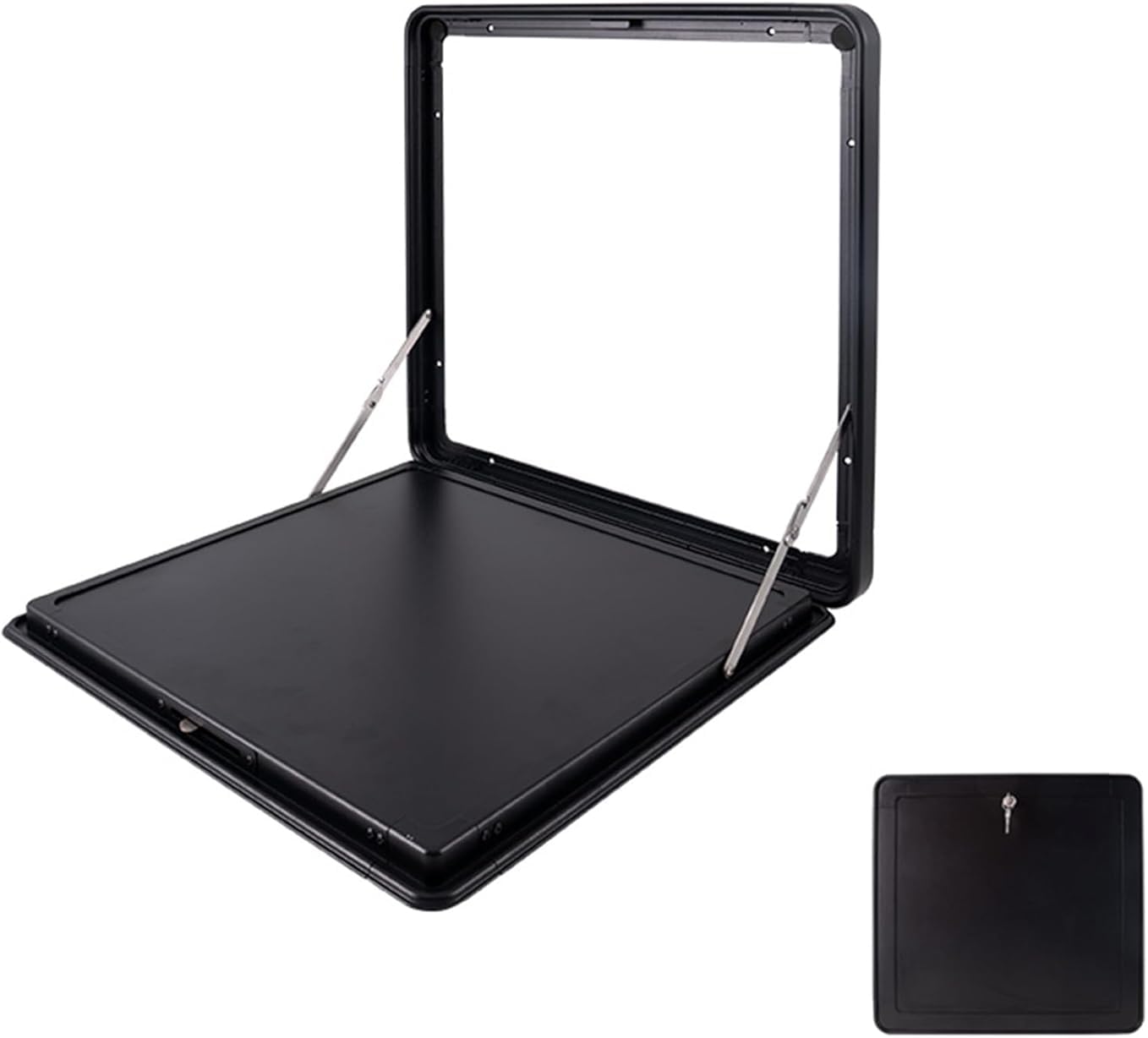 Mesa plegable para autocaravanas de 70x45 cm y juego de comedor resistente