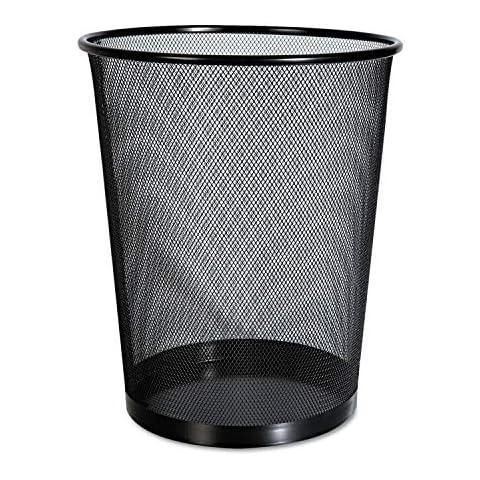 Brand Universal One Mesh Wastebasket, 18 qt, Color Black, Under 5 Gallons (Product Codes Universal 20008) - Pack of 2 Cover