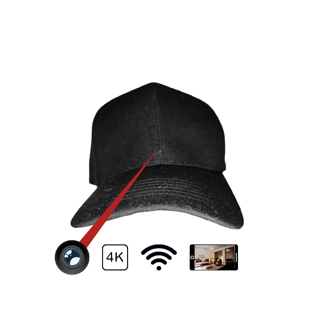 Générico Gorra con Cámara Espía 4K WiFi