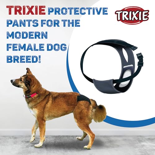 Trixie 23493 Schutzhöschen, M: 40–49 cm, schwarz