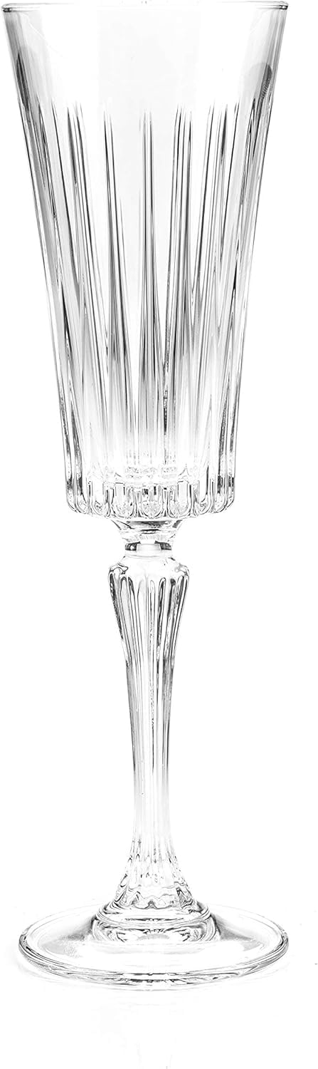 RCR Flûtes à champagne en cristal Timeless RCR 25874020006, lot de 6