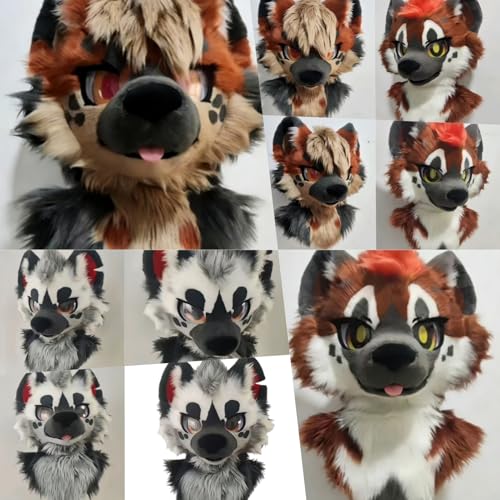 Fursuit a medida de pelaje suave y amigable con la piel que evita irritaciones en el disfraz 5
