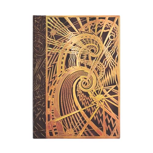 Paperblanks | Spirale Del Chanin Building | Diari A Copertina Rigida | Midi | Righe: Hardcover, 120 Gsm, Ribbon Marker, Memento Pouch, Elastic Closure