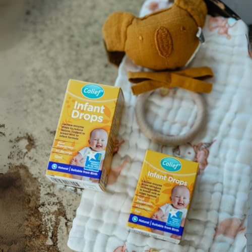 Image of Colief Infant Digestive Aid | Gas Drops for Babies | Lactase Enzyme Drops for Infants | 1.50 Fl Oz (Pack of 3)