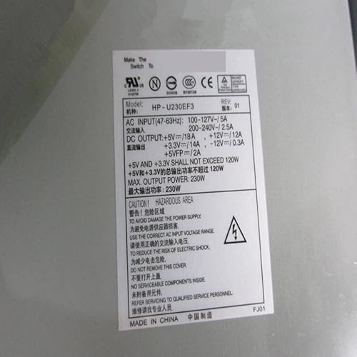 Almost PSU For Standard Big 1U 230W XCb`Od HP-U230EF3 12-87383-02 A
