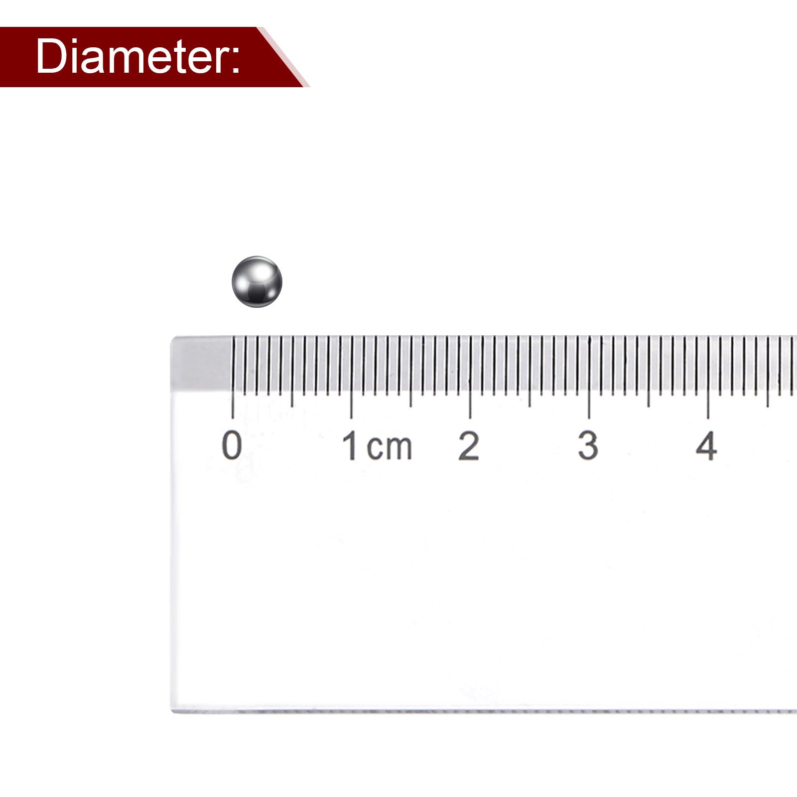 QUARKZMAN 120pz Precisione Sfere 5/32" Diametro 440C Metallico di Precisione Cuscinetto a Sfera Inossidabile Acciaio G25 Sfere Acciaio per Cuscinetti