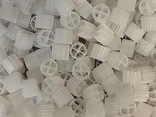 K1 Bio Filter Media Moving Bed Biofilm Reactor (MBBR) for Aquaponics, Aquaculture, Hydroponics...