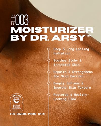 Dr. Arsy Eczema Cream #003 Clinically Tested Ultra-Rich Relief, Repair & Hydrating Moisturizer for Dry Sensitive Face & Body | Hypoallergenic | Steroid-Free, Vegan | Vitamins & Amino Acids | 4 oz