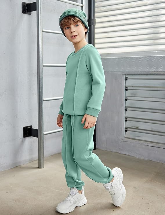 Image of Toddler Boys boys sets ,Long Sleeve Fleece Fall Winter boys sweatsuit