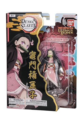 Bandai - Ultimate Legends HD - Figura de acción Demon Slayer 12 cm - Nezuko Kamado - Licencia Oficial Demon Slayer - Figura articulada Nezuko - Juguete para niños 4 años y + - VE88966