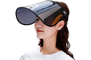 WITHMOONS Sunblock UV Protection Visor Sun Shield Face Shield Hat Full Face Shield