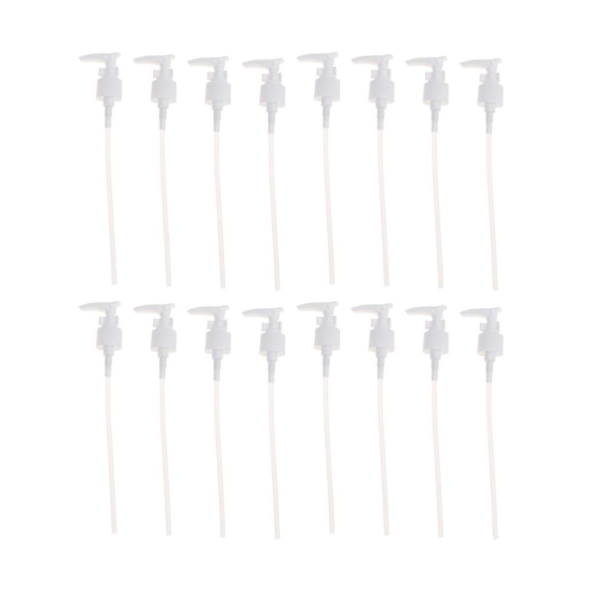 Cabilock 20pcs White Spray Nozzle Pump Spray Nozzle Press Bottle Pump Nozzles