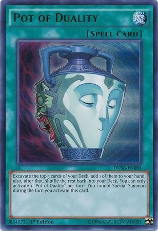 Yu-Gi-Oh! Pot of Duality - DUSA-EN084 - Ultra Rare - 1st Edition - Duelist Saga (1st Edition)
