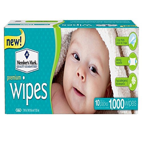 Members Mark Premium Wipes Total 1000 wipes by Members