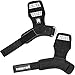 Meister Elite Leather Weight Lifting Grips w/Gel Padding (Pair) - Small/Medium