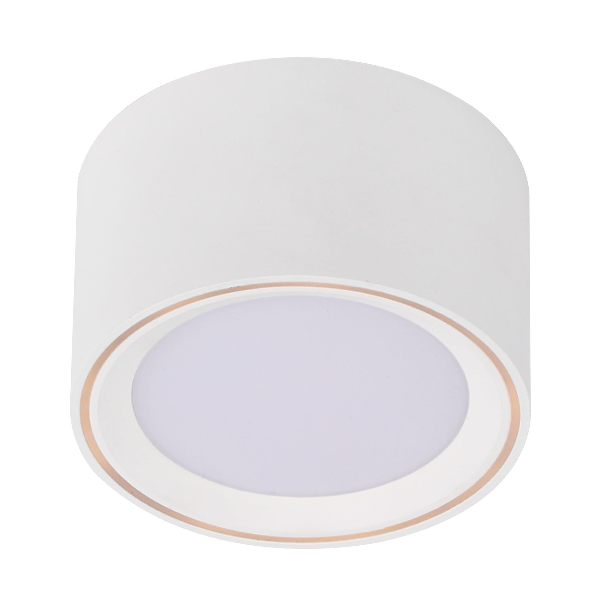 Nordlux Fallon LED Aufbaustrahler 2er-Set Weiß – Dimmbarer Decken-Spot mit 3-Stufen Moodmaker™, 2700K Warmweiß, Flaches Design für Flur, Küche & Wohnzimmer