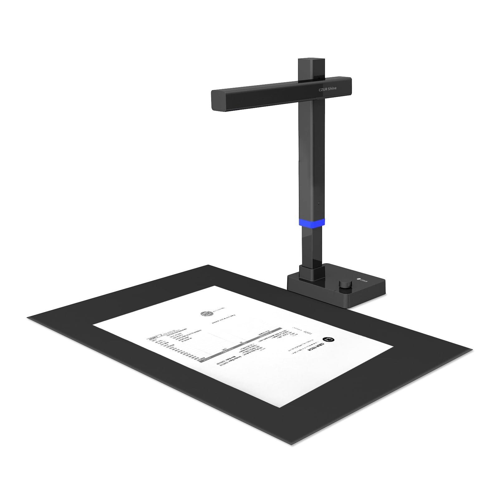 Escáner de libros, escáner de documentos de 24 MP, cámara de documentos USB portátil, escaneo en formato máximo A3 con altura ajustable