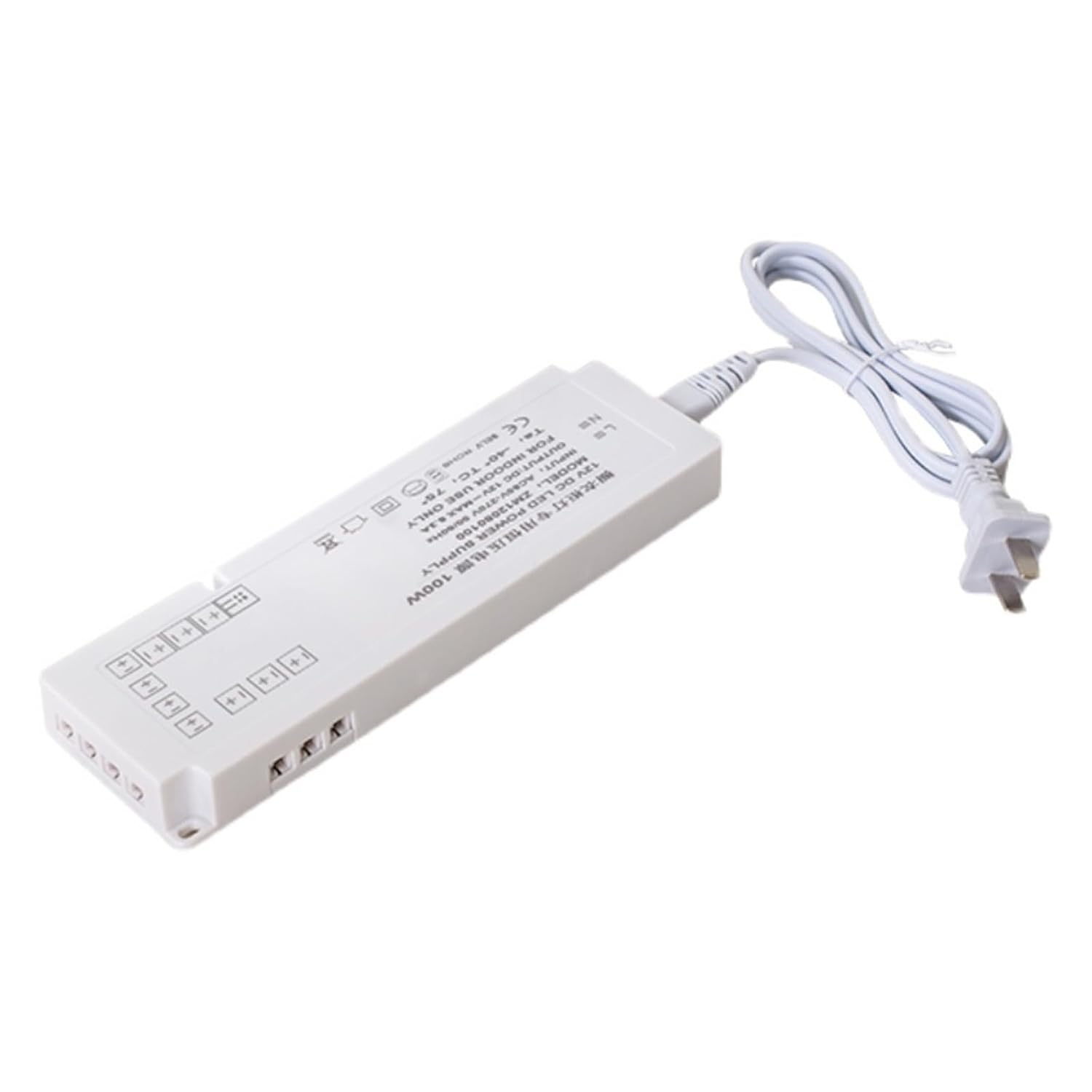 LED Cabinet Light Power Supply 12V 12W 15W 18W 24W 36W 72W 100W Light Strip Transformer Constant Voltage(18W-3 Output Ports)