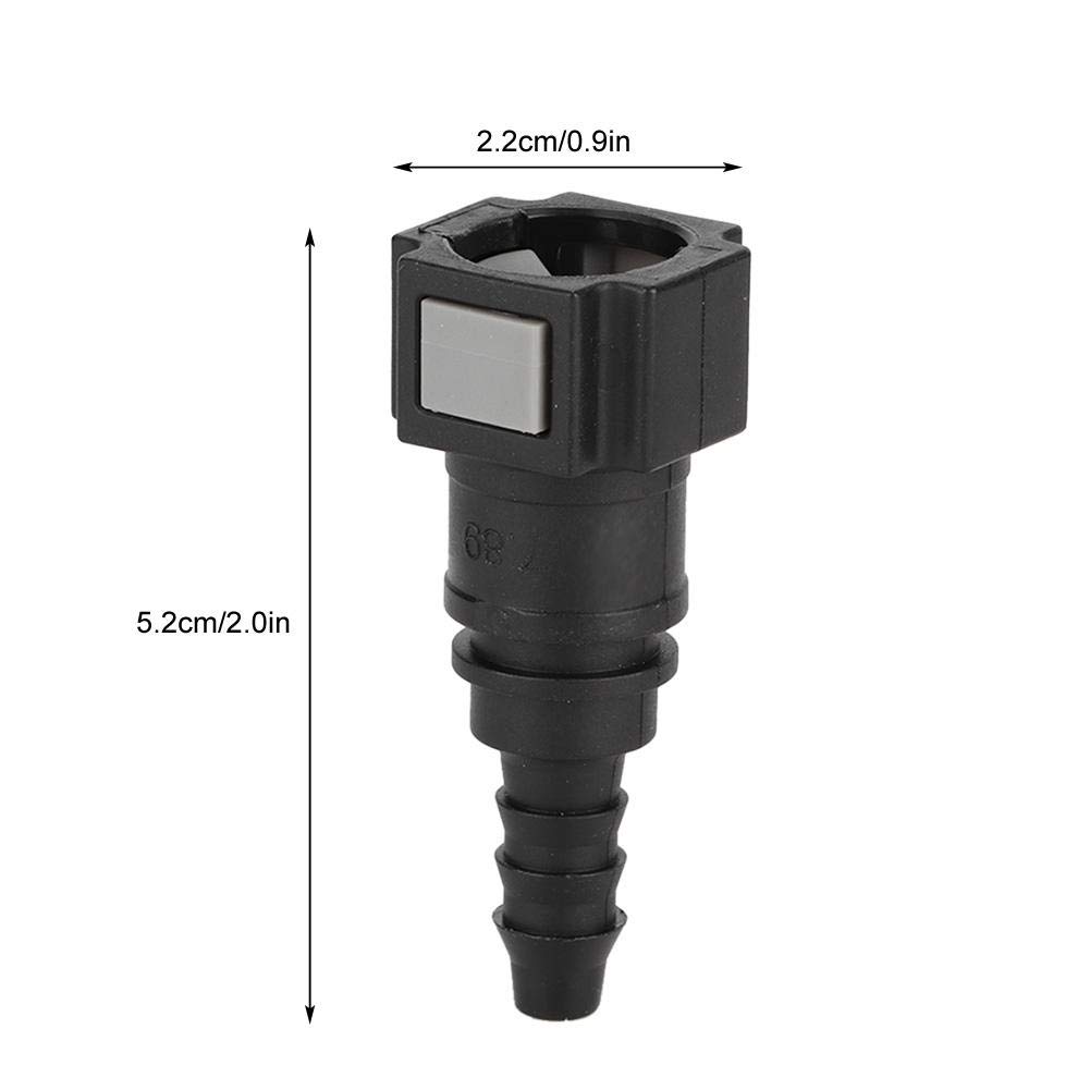 Nero Nylon Linea Del Carburante Tubo di Gomma Acco... – Grandado