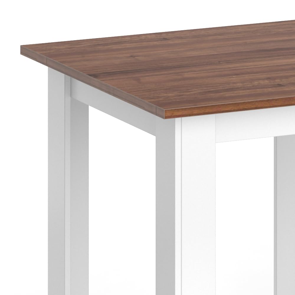 Vicco Tavolo da pranzo Karlos, Noce, 80 x 80 cm, adatto per 2–4 persone per l'utilizzo nella zona pranzo