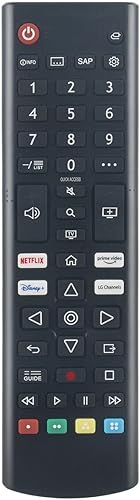 Miniatura 6 de LG AKB76037601 - Control remoto de TV de repuesto para LG LED Smart TVs aplicable con 32LM577BPUA 32LM577BZUA 32LM627BPUA 32LM637BPUB 43LM5770PUA